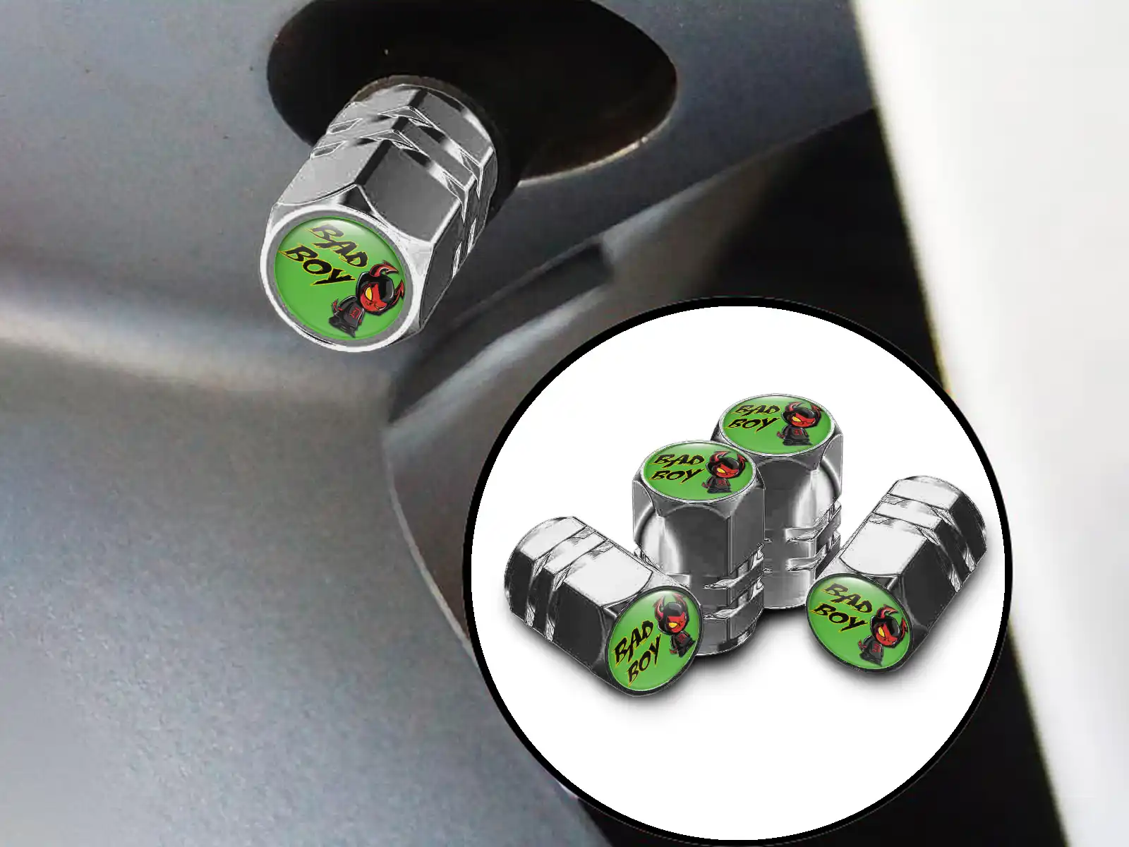 Rim Valve Caps for Motorcycles Tuning Edition